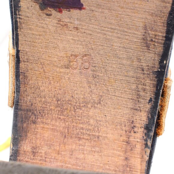 Vintage Ortoped Wooden Clog American Flag Women's EU Size 38 Made in Sweden - Picture 3 of 14